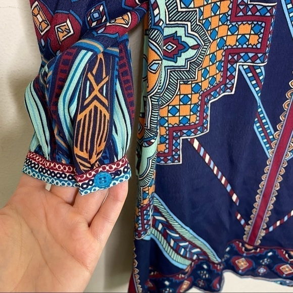 Hale Bob Amity patterned dress - Picture 8 of 9